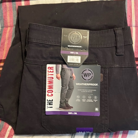 Weatherproof Other - Weatherproof Brown Chinos with Wide Waistband